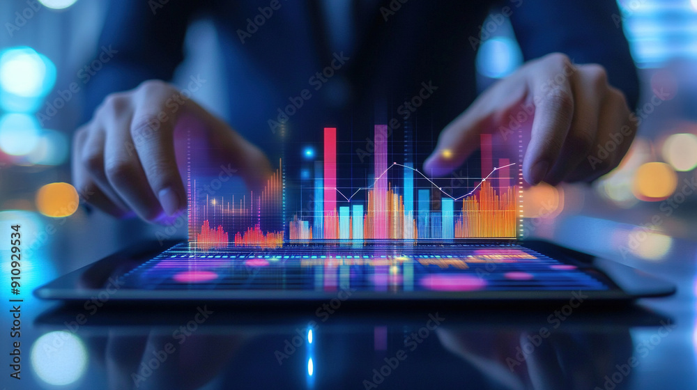 Financial stock market or business growth concept. Business analysis charts with economic growth graphs digital. Graph and stock market data on a digital technology concept. Business development Financial stock market or business growth concept. Business analysis charts with economic growth graphs digital. Graph and stock market data on a digital technology concept. Business development