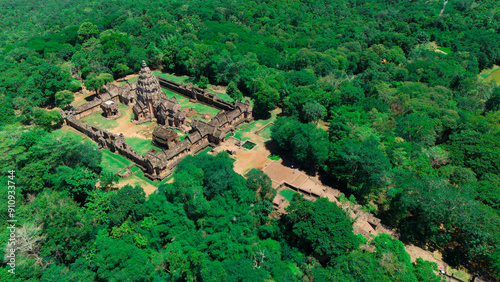 Phanom Rung Historical Park, Buriram Thailand, The park is one of the most beautiful in Thailand.