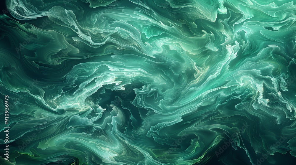 swirly pattern utilizing chunky swirls of emerald green waters, light and dark tones swirling together, vector, minimal, simple swirly pattern utilizing chunky swirls of emerald green waters, light and dark tones swirling together, vector, minimal, simple