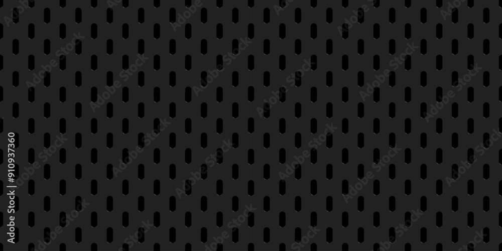 Peg board perforated texture background material with oval holes seamless pattern board vector illustration. Wall structure for working bench tools.