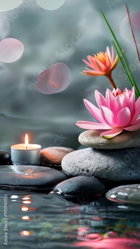 Beautiful Lotus Zen Spa Therapy