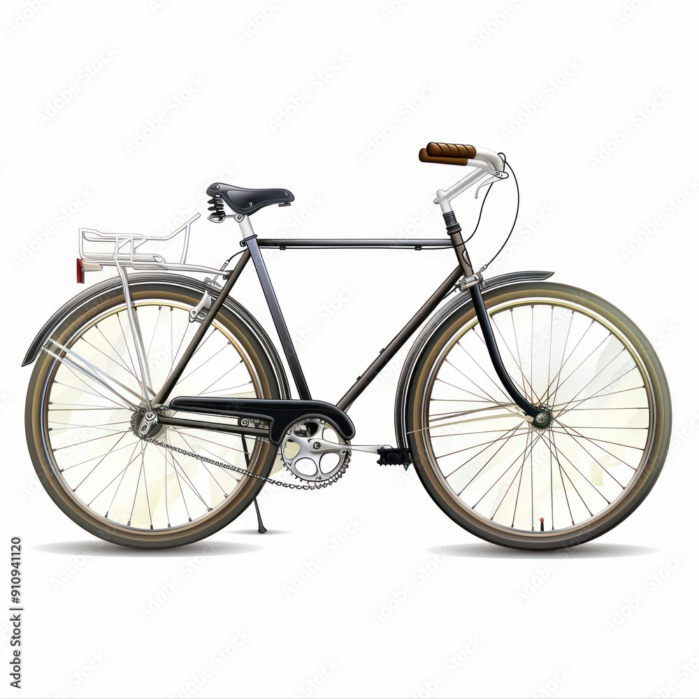 Fototapeta premium Vintage Bicycle with Classic Design