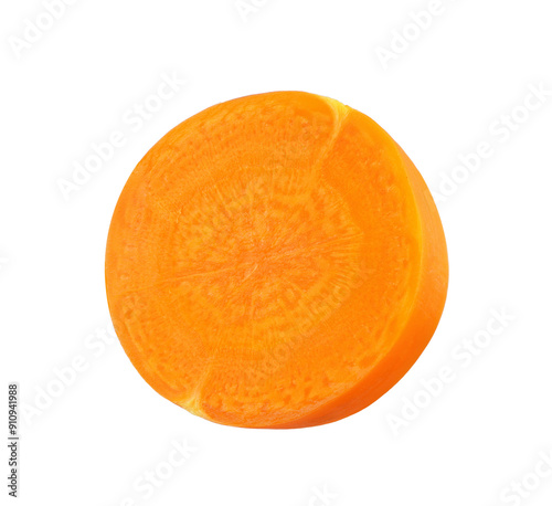 Carrot vegetable isolated on white background.