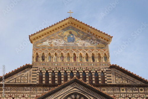 Italian cathedral in summer