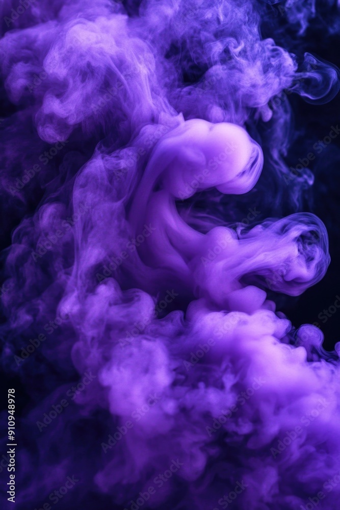 Fototapeta premium Purple Smoke Close Up