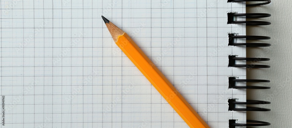 A focused view of a spiral notepad with a blank space for writing or drawing suitable for a copy space image A focused view of a spiral notepad with a blank space for writing or drawing suitable for a copy space image