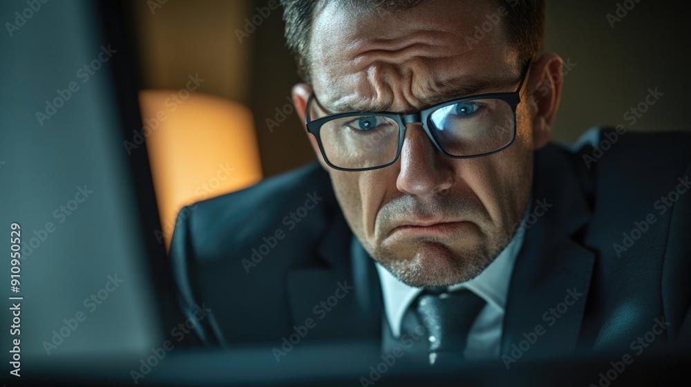 Man on Computer Man on Computer