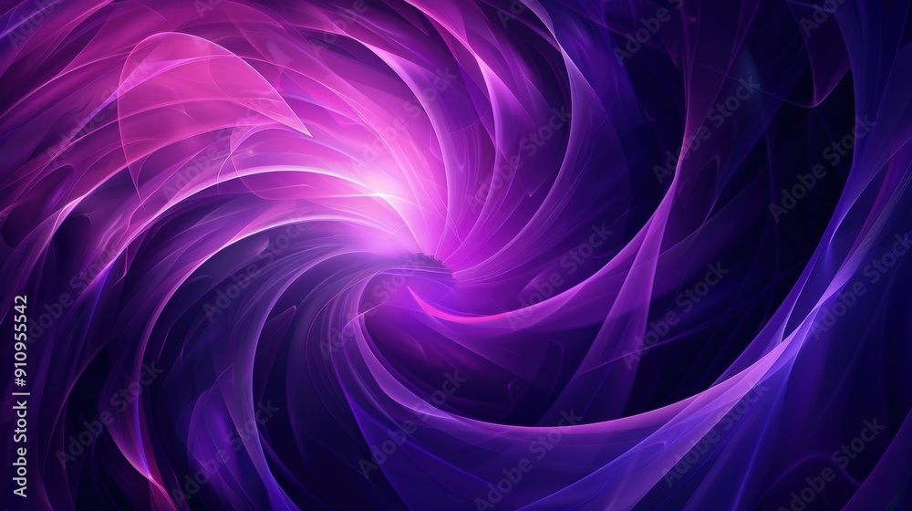 Obraz premium Purple Abstract Wave Wallpaper