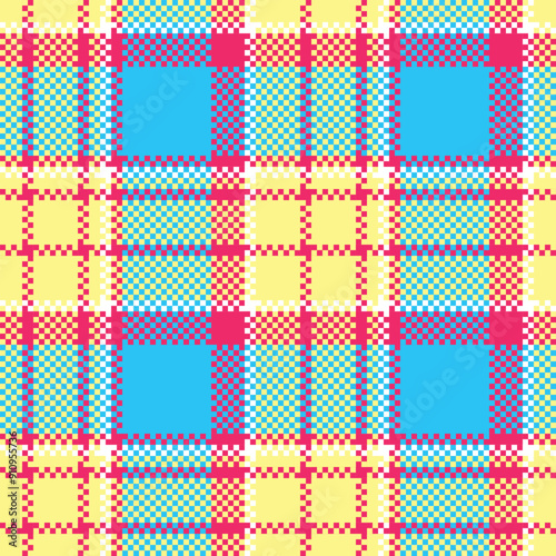 Tartan Plaid Seamless Pattern. Scottish Plaid, Template for Design Ornament. Seamless Fabric Texture. Vector Illustration