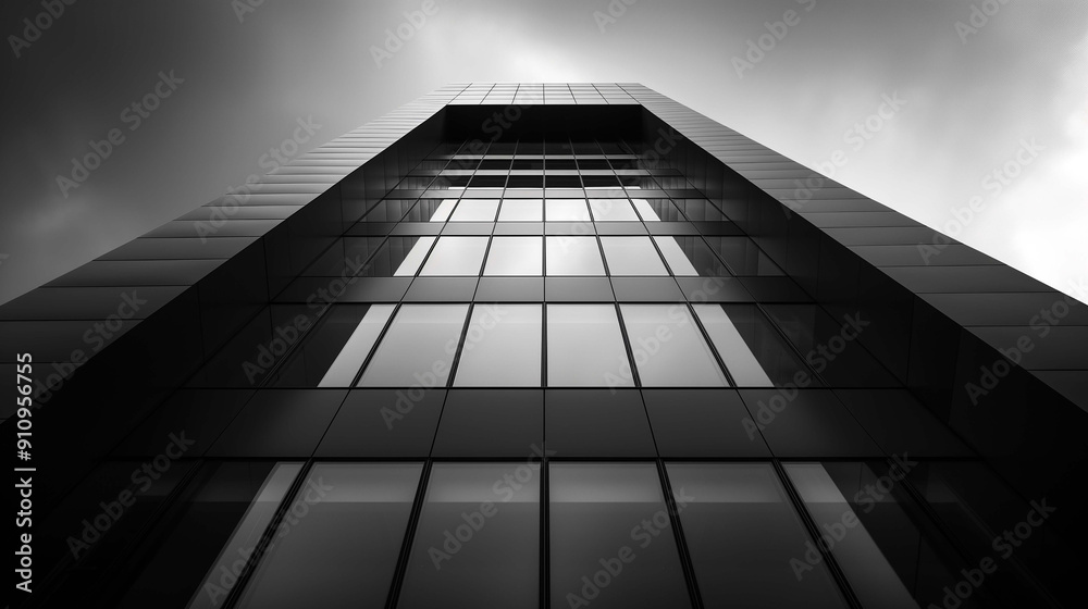 Urban Chic Black and Gray Architectural Background