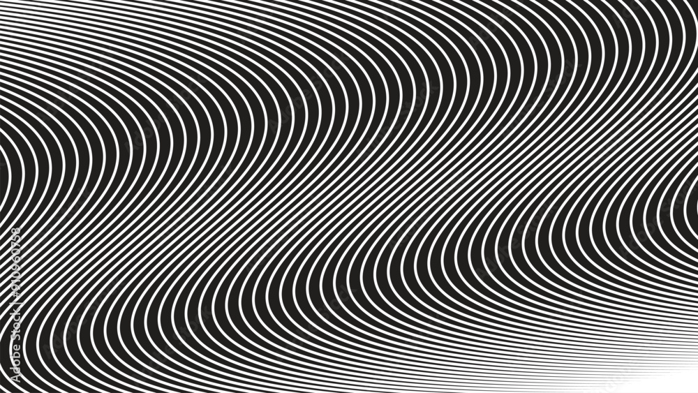 Black and white stripes abstract background vector image Black and white stripes abstract background vector image