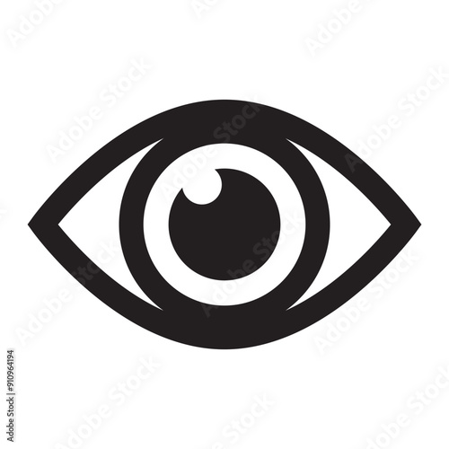 Eye icon, eyeball icon