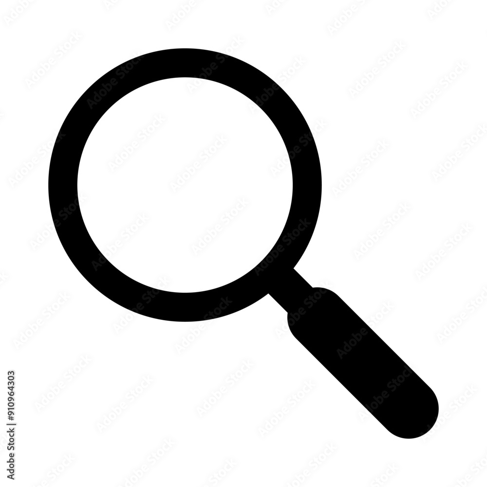 Magnifying glass icon, magnifier or loupe sign. Web search icon. Magnifying glass icon, magnifier or loupe sign. Web search icon.