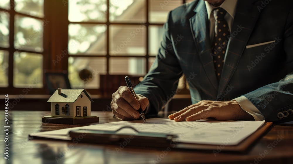 The Real Estate Contract Signing