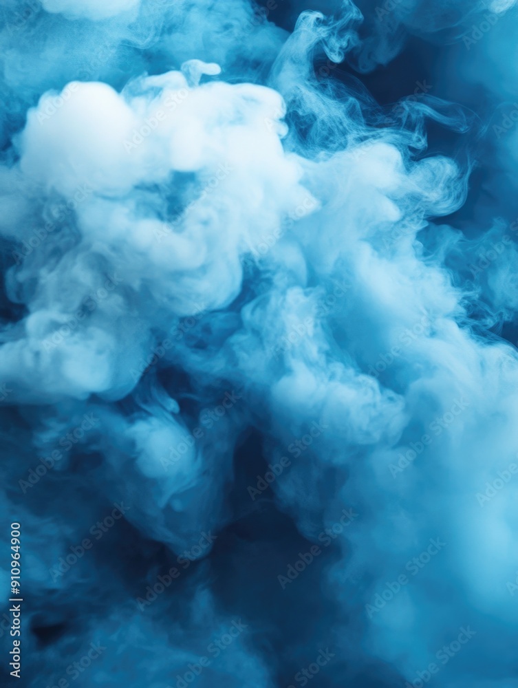 Naklejka premium Cloud of Smoke Close-Up