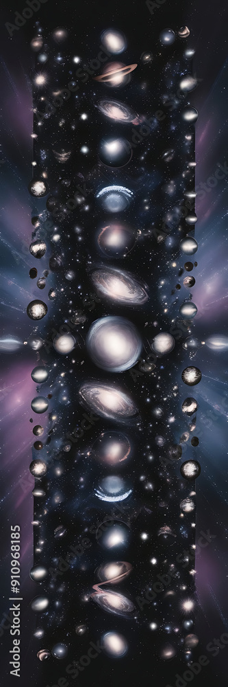 Celestial Alignment: Vertical View of the Cosmos Celestial Alignment: Vertical View of the Cosmos
