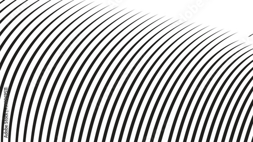 Black and white stripes abstract background vector image