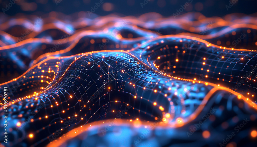 Artificial neural network visualized