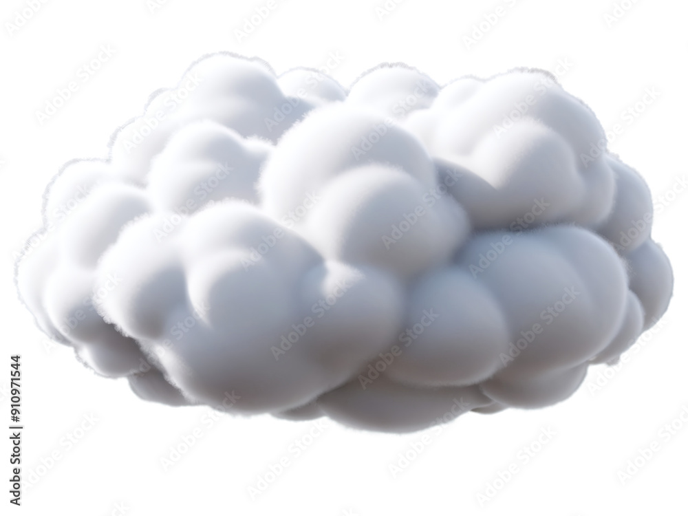 Abstract clean white fluffy cloud isolated on transparent backgrounds ,3d illustration. Abstract clean white fluffy cloud isolated on transparent backgrounds ,3d illustration.