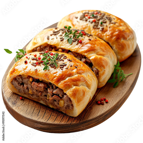 panocha bread stuffed with meat png photo