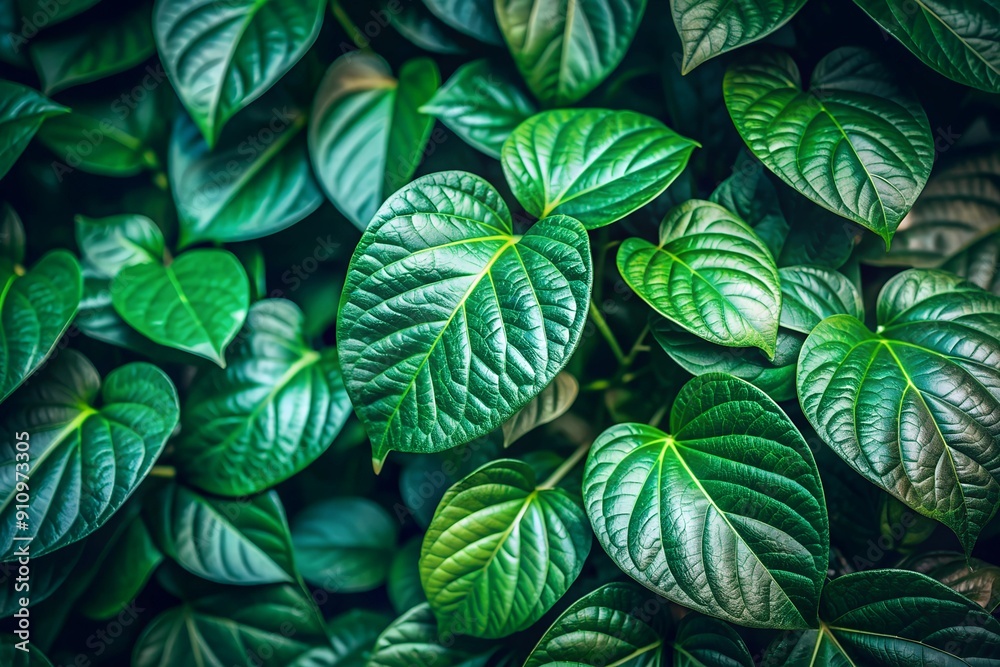 Nature of dark green leaf in garden. Natural green leaves plants using background cover page environment ecology or greenery wallpaper Nature of dark green leaf in garden. Natural green leaves plants using background cover page environment ecology or greenery wallpaper