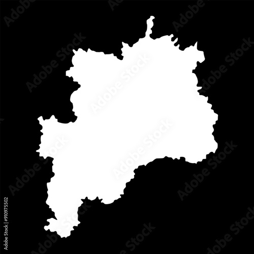 Rasina district map, administrative district of Serbia. Vector illustration.