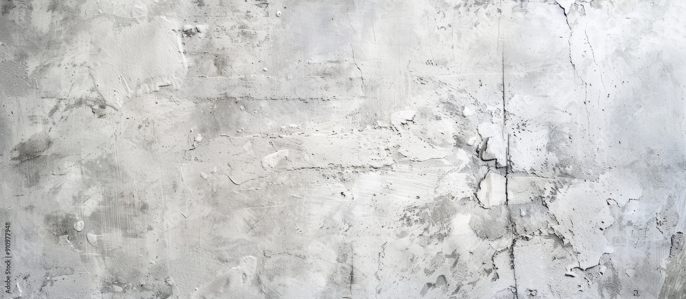 Obraz premium A contemporary white and gray textured background on a grungy cement concrete wall with copy space image