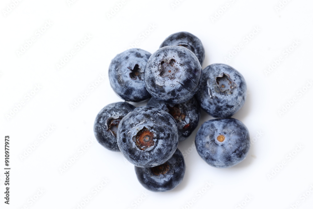 blueberries isolated on white background blueberries isolated on white background
