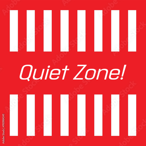 quiet zone text	