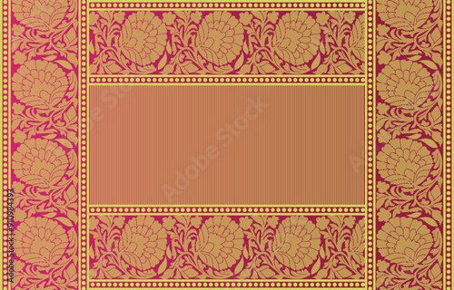 beautiful graphic saree design and this sari design is in Indian style which is for textile fashion industry and it can be used as wallpaper backdrop and website bg this style is originated in india