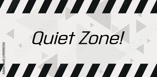 quiet zone text	