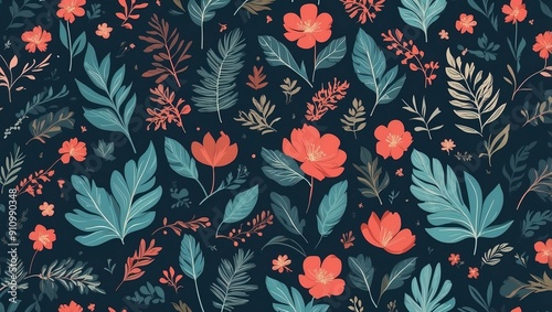 Minimalist pattern background with soft flat tones