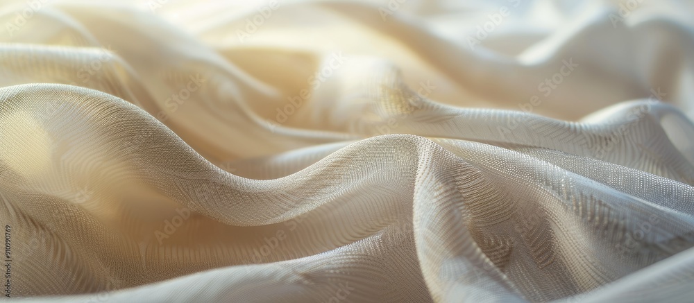 Fabric creating soft focus blur forms a background for the copy space image Fabric creating soft focus blur forms a background for the copy space image