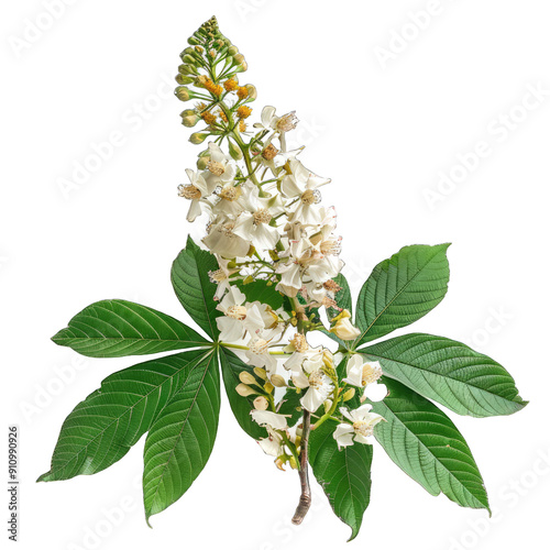 Blooming Horse Chestnut branches    Premium PNG Images with Transparency