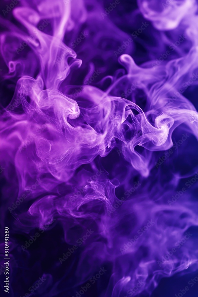 Purple Smoke Close Up Purple Smoke Close Up