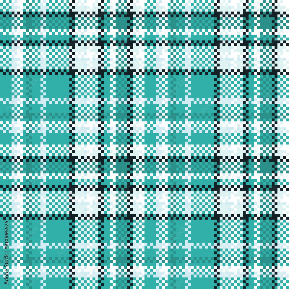 Fototapeta premium Scottish Tartan Plaid Seamless Pattern, Traditional Scottish Checkered Background. Template for Design Ornament. Seamless Fabric Texture. Vector Illustration
