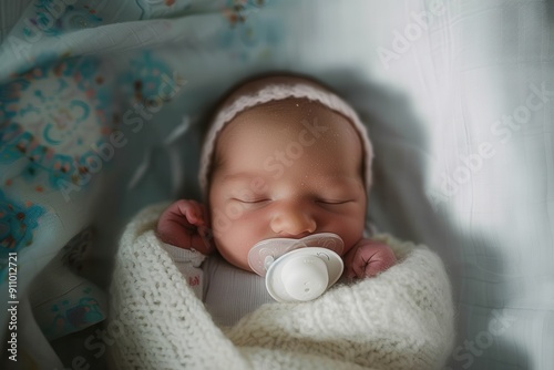 a newborn at the maternity ward photo