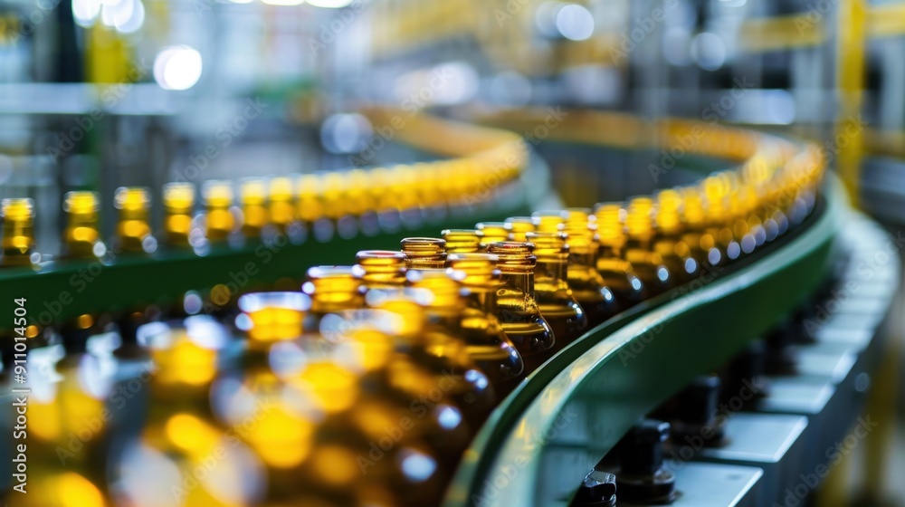 Fototapeta premium Product Standardization: Increased production volumes enable firms to standardize products, streamlining manufacturing and decreasing production expenses. 