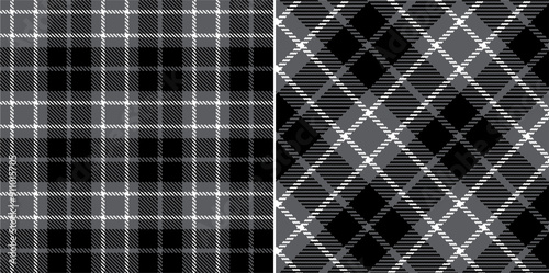 Vector checkered pattern. Tartan, textured seamless twill for flannel shirts, duvet covers, other autumn winter textile mills. Vector Format