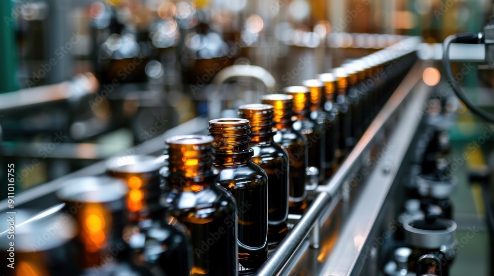 Obraz premium Quality Control: Extensive quality control measures in large firms help lower waste and rework expenses, boosting product quality and overall operational effectiveness. 