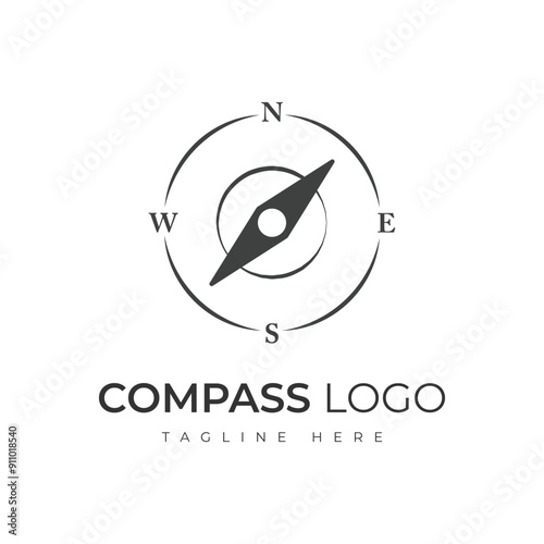 Compass Logo Icon Design Vector Template