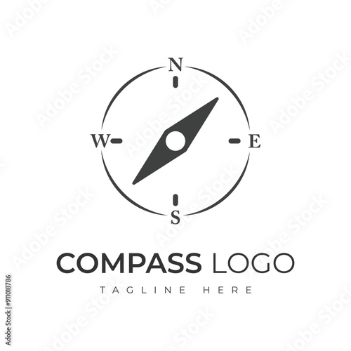 Compass Logo Icon Design Vector Template