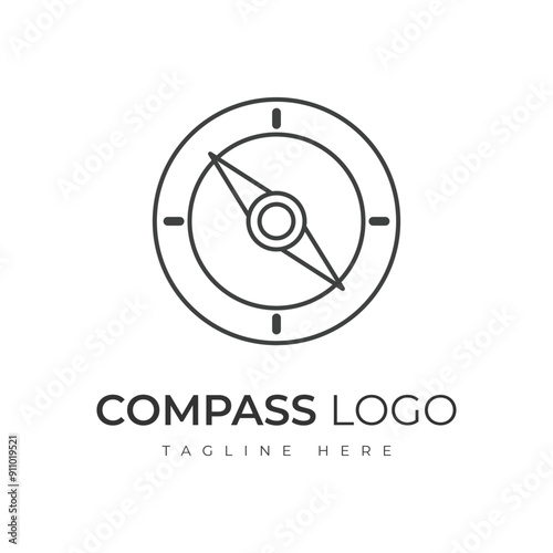 Compass Logo Icon Design Vector Template