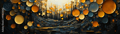 oil painting on canvas. Abstract ultra wide background screensaver wallpaper