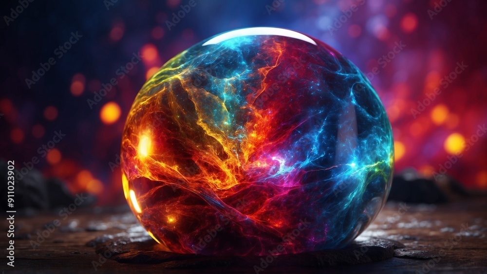 crystal ball in the dark crystal ball in the dark