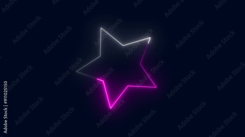 neon Night light signboard. Shiny stars, neon star. neon Night light signboard. Shiny stars, neon star.