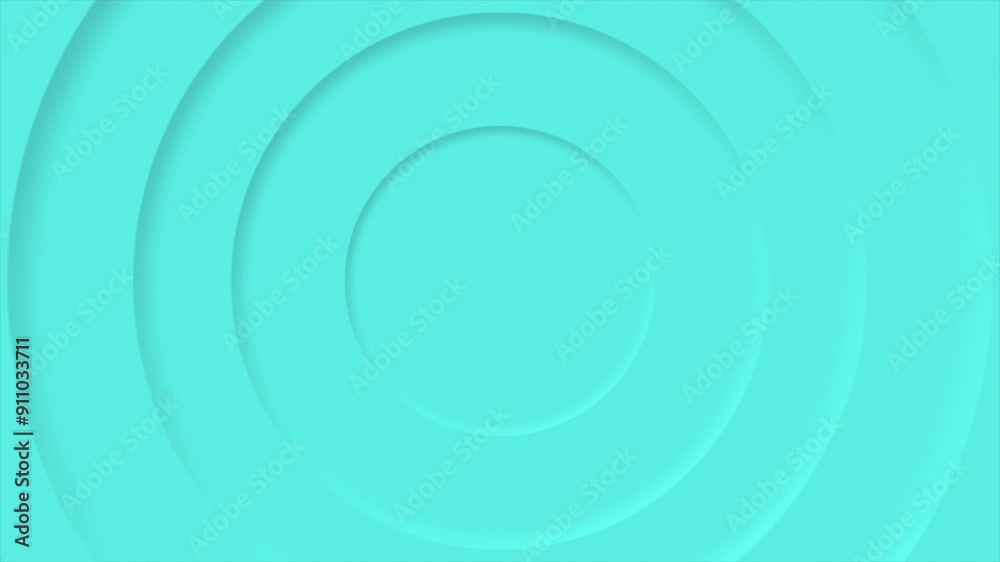 Cyan color rotating 3d circular disk beautiful abstract design geometrical background Cyan color rotating 3d circular disk beautiful abstract design geometrical background