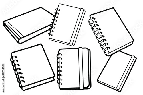 Plain notebook line art style tips for minimalist design lovers