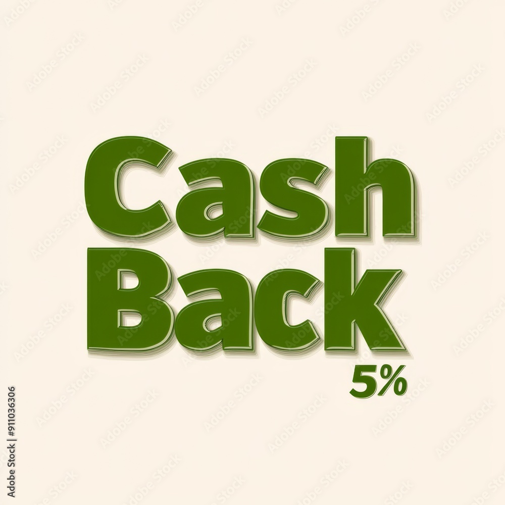 Naklejka premium Cash Back Offer