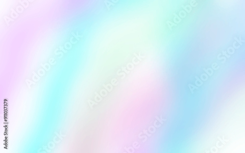 Multi color soft background vector, gradient mesh. Soft Bright Blue and Pastel Wavy White Smooth Surface.